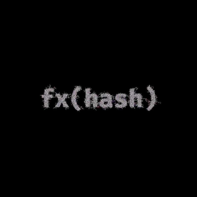 FXHASH Generative Logo #169