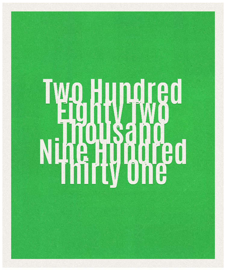 Count #282931