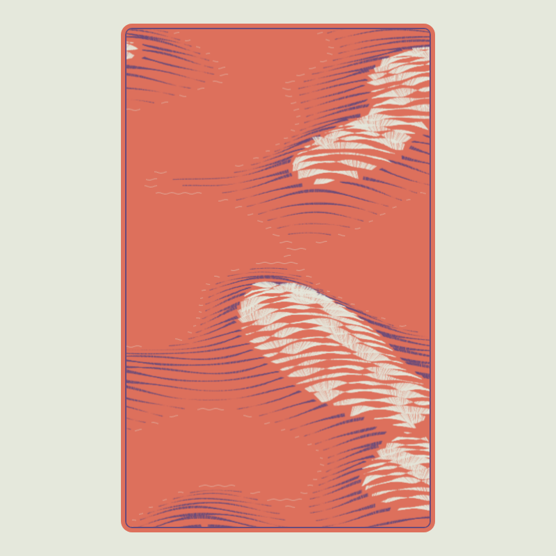 Topographic Playing Card #41