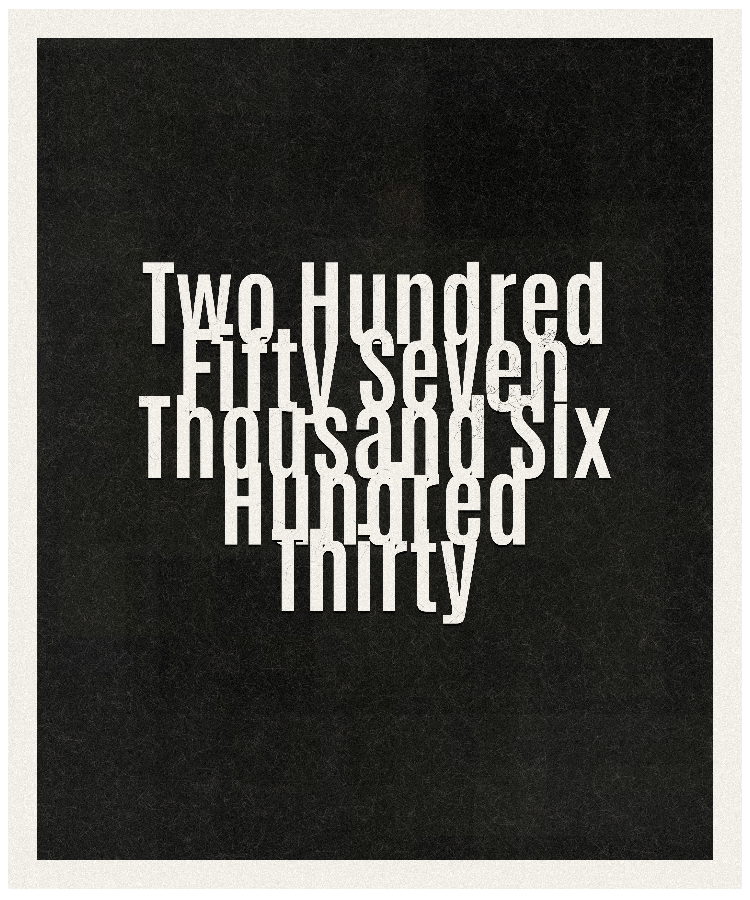 Count #257630