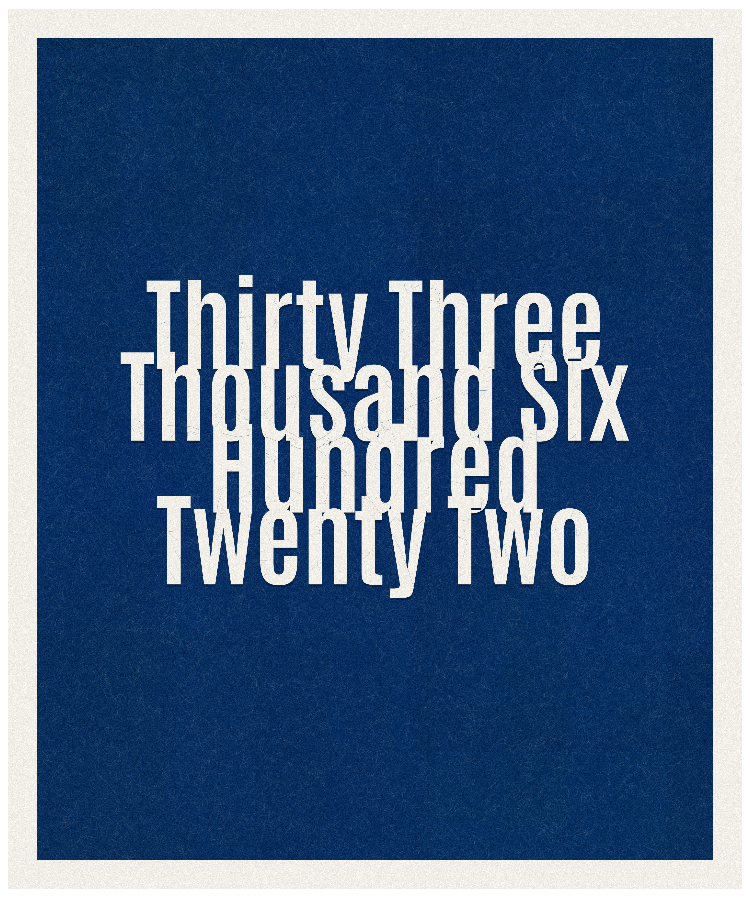 Count #33622