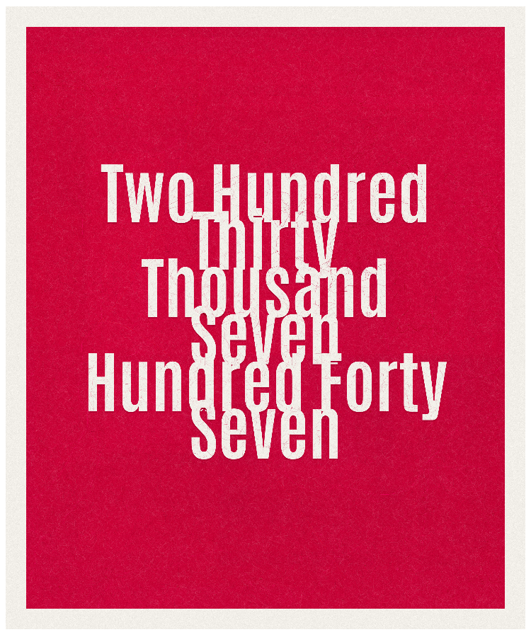 Count #230747