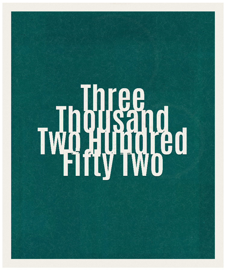 Count #3252