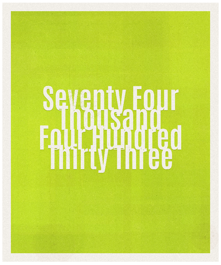 Count #74433