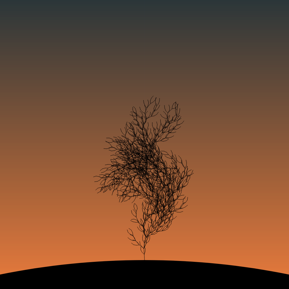 Fractal-Lsystem Tree #111