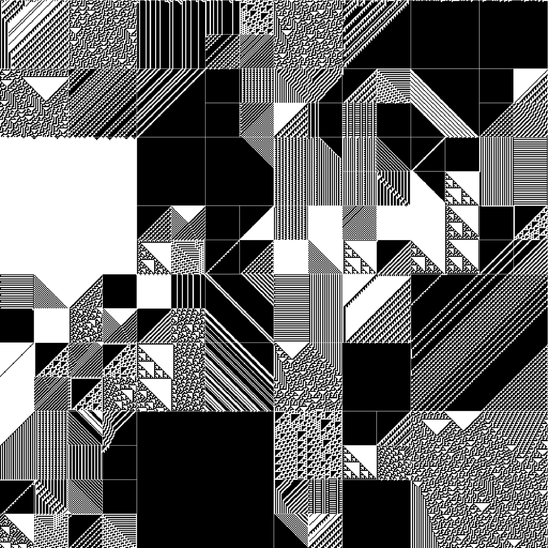 RULES (for Elementary Cellular Automata) #218