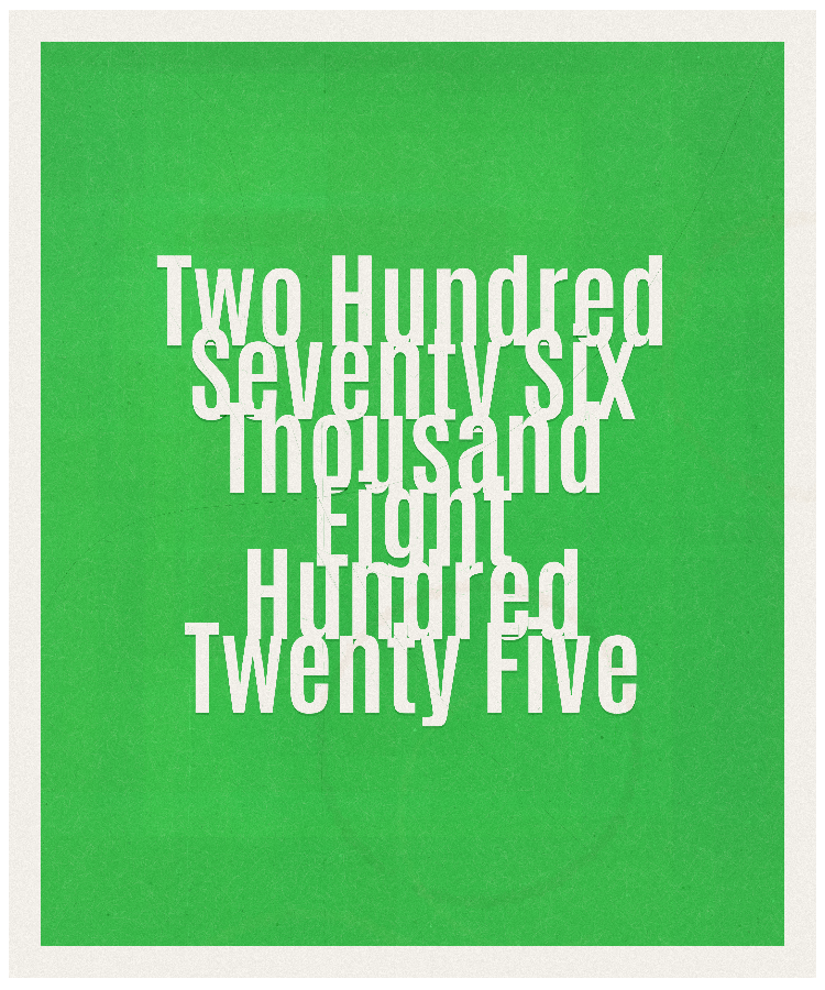 Count #276825