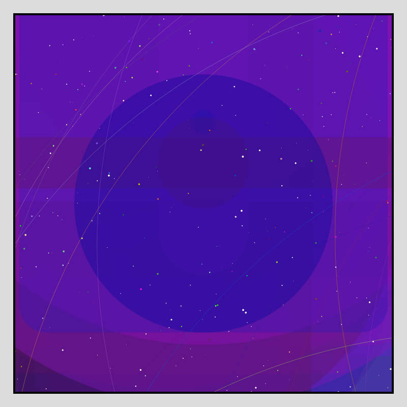 Color Field Starry B #158