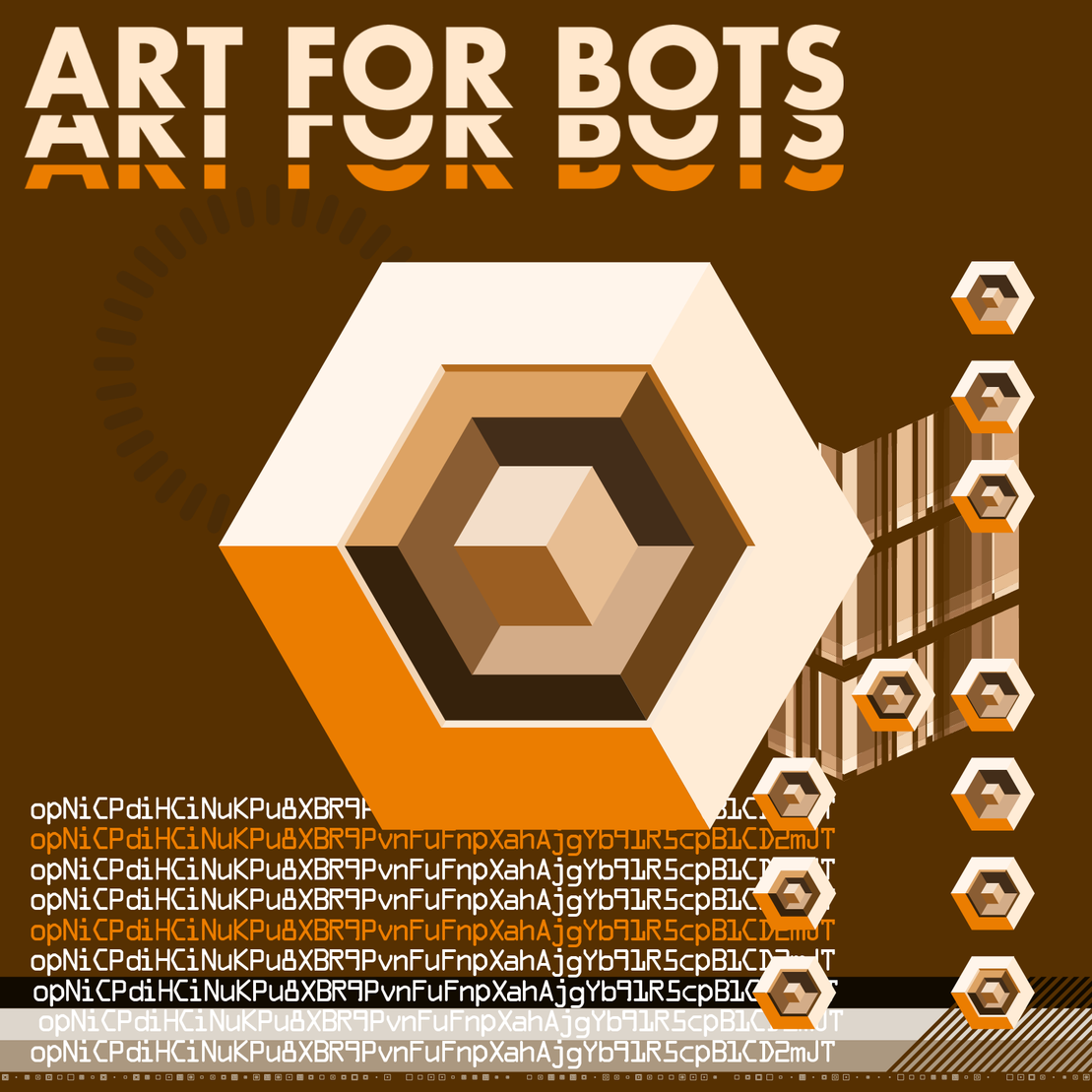 Hexagones - Art for Bots for Humans #26