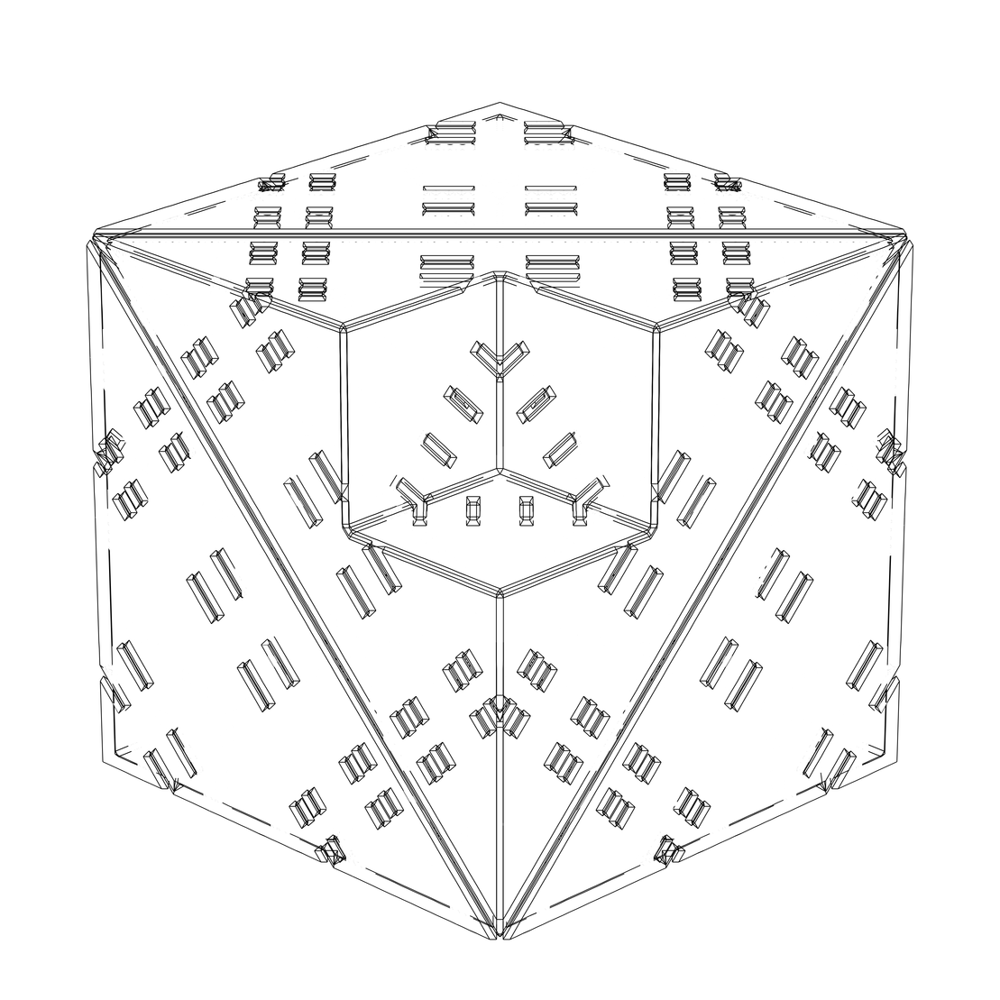 LL21 Alien Art Cube #301