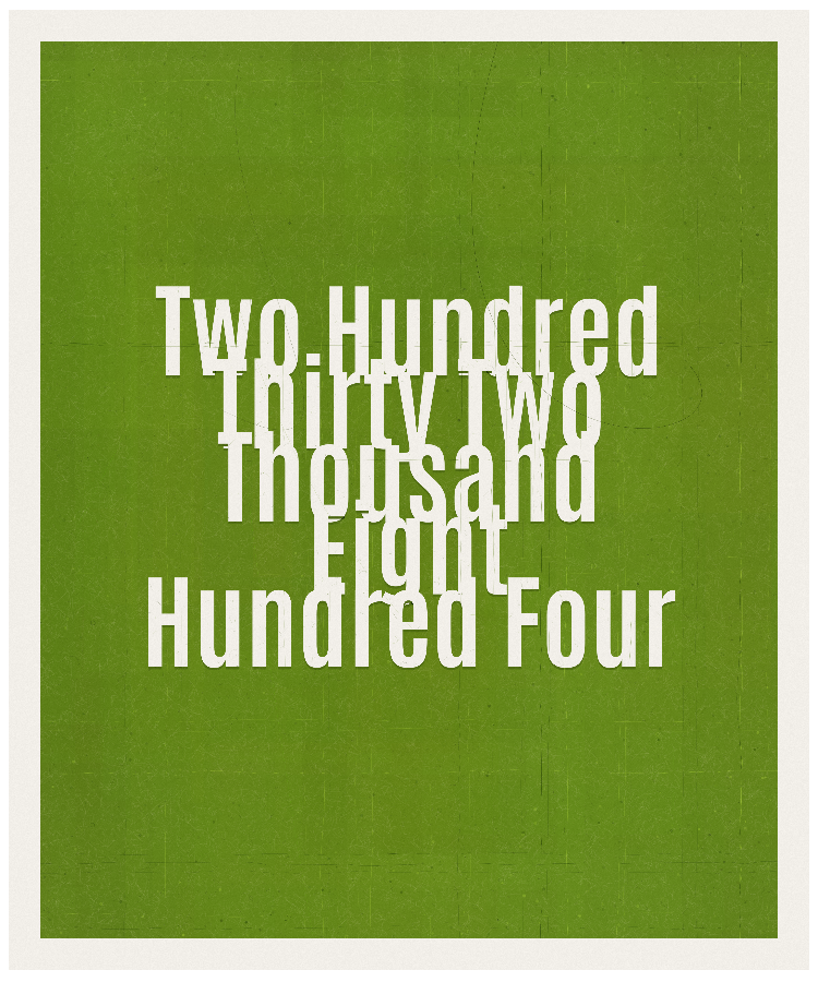 Count #232804