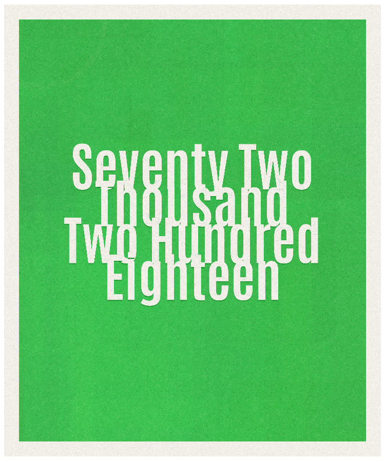 Count #72218