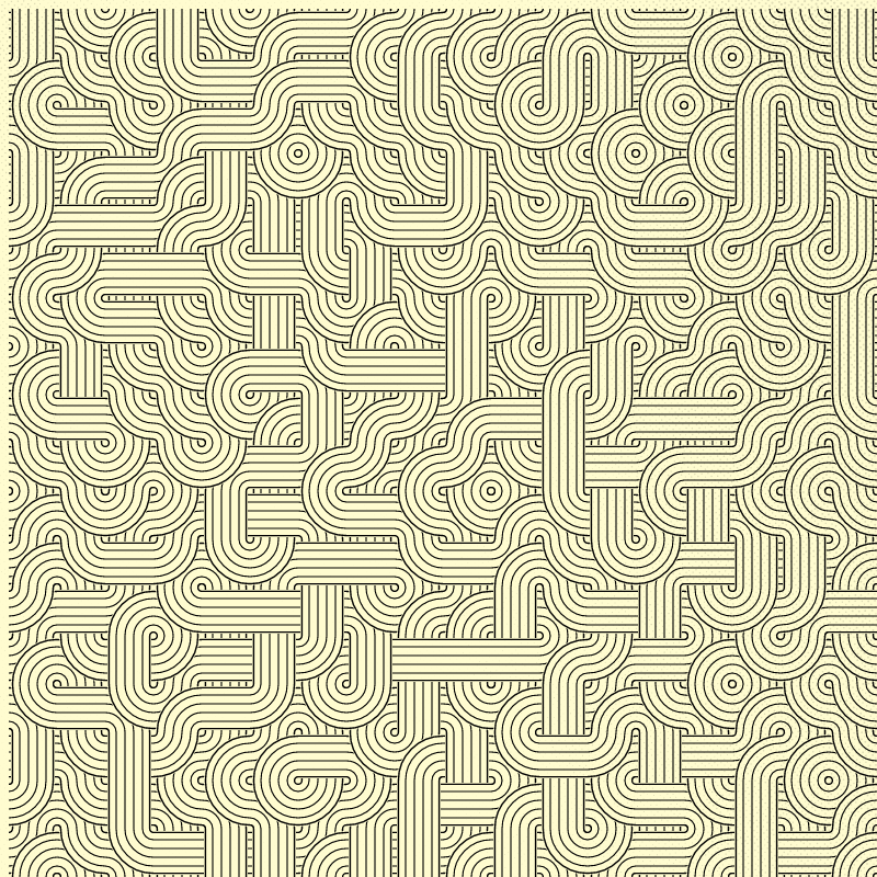 Dirty Interlaced Truchet Tiles #58