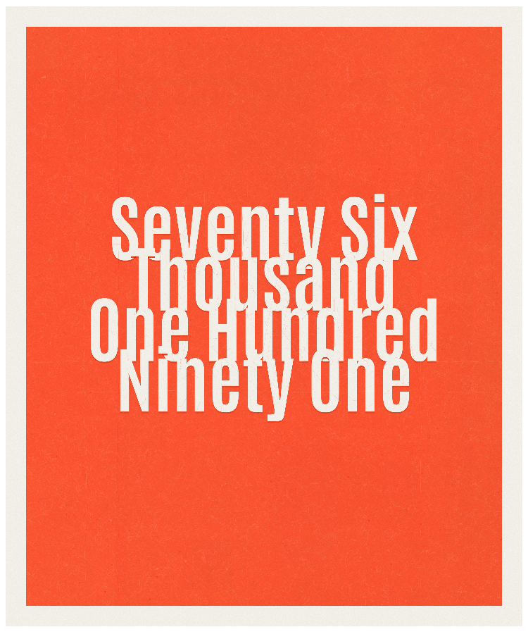 Count #76191
