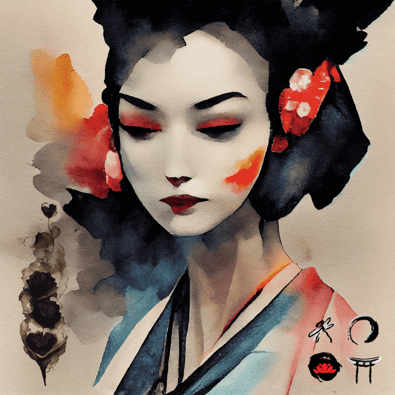 Black Rose and Geisha #17