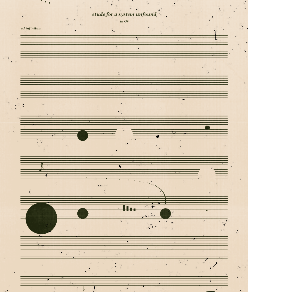 etude for a system unfound #224