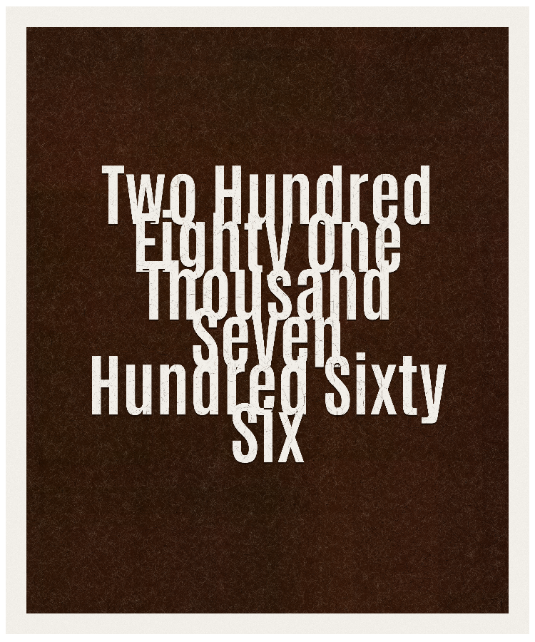 Count #281766