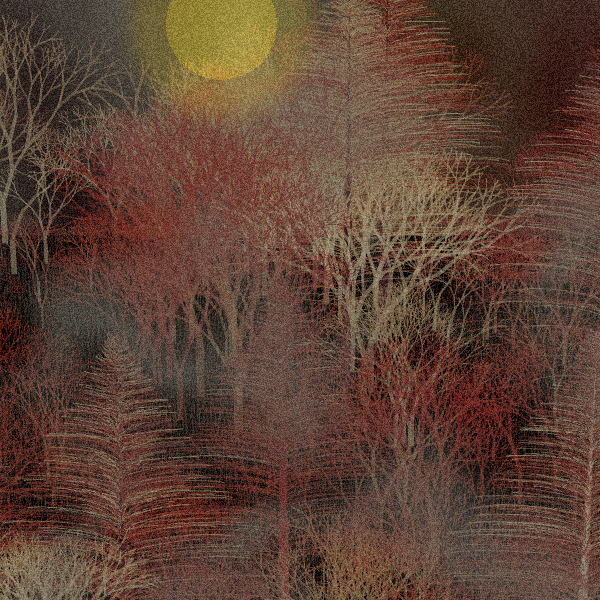 Moonlit Native Bush #85