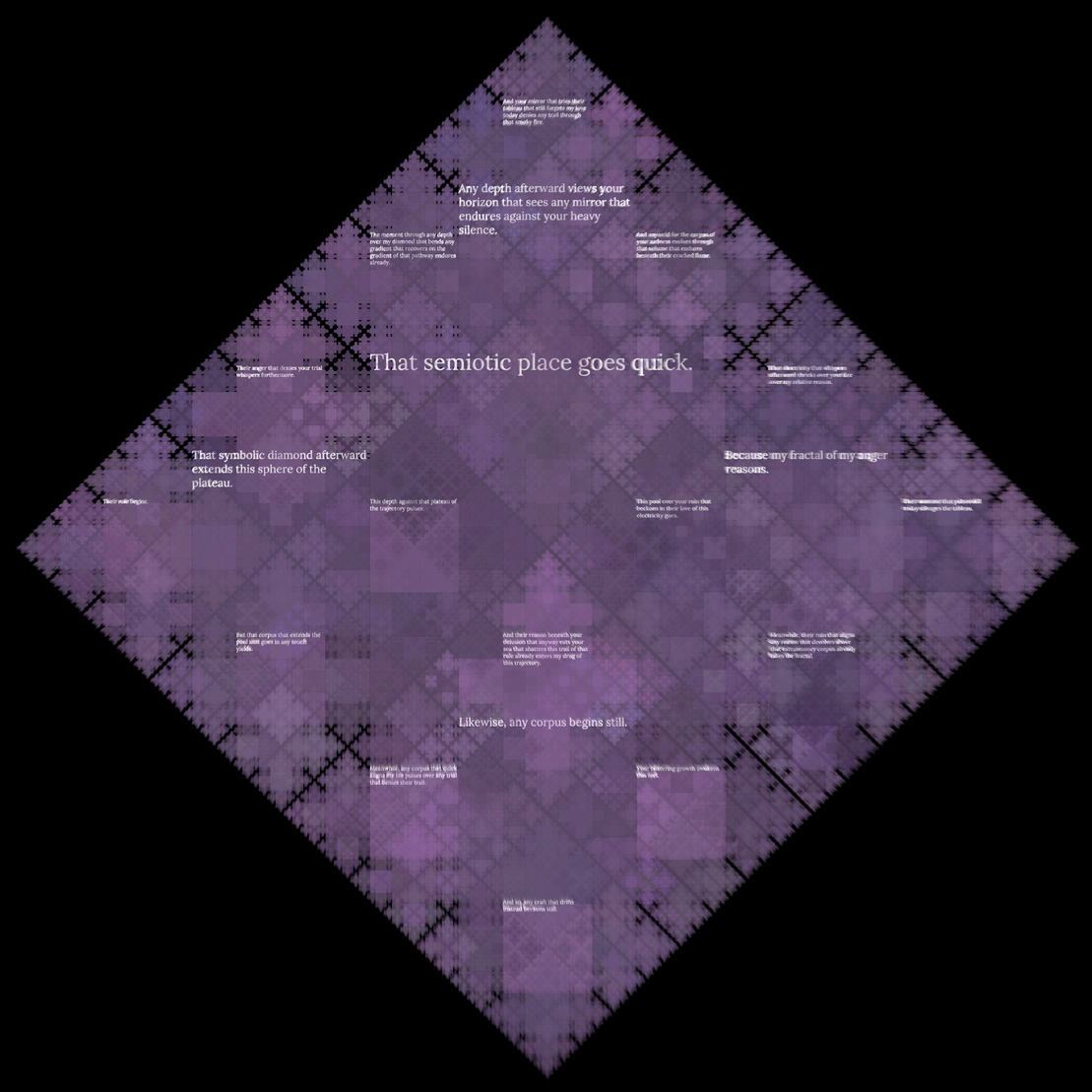 Diamond Fractal Fire #74