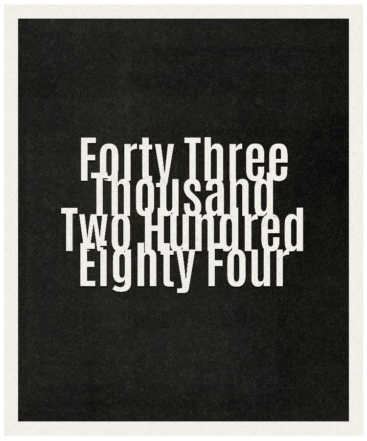 Count #43284