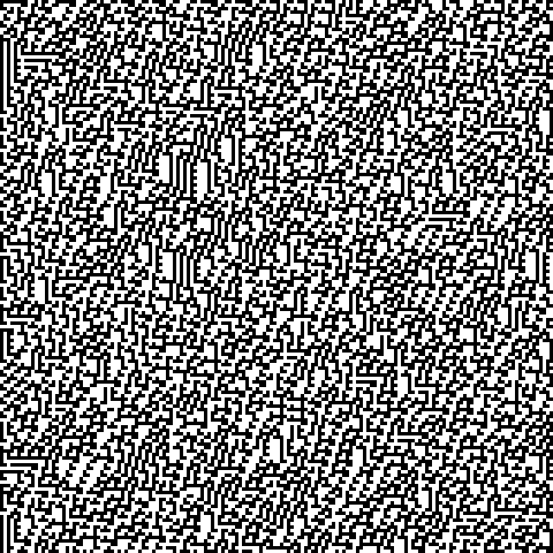 Colored Elementary Cellular Automaton #309