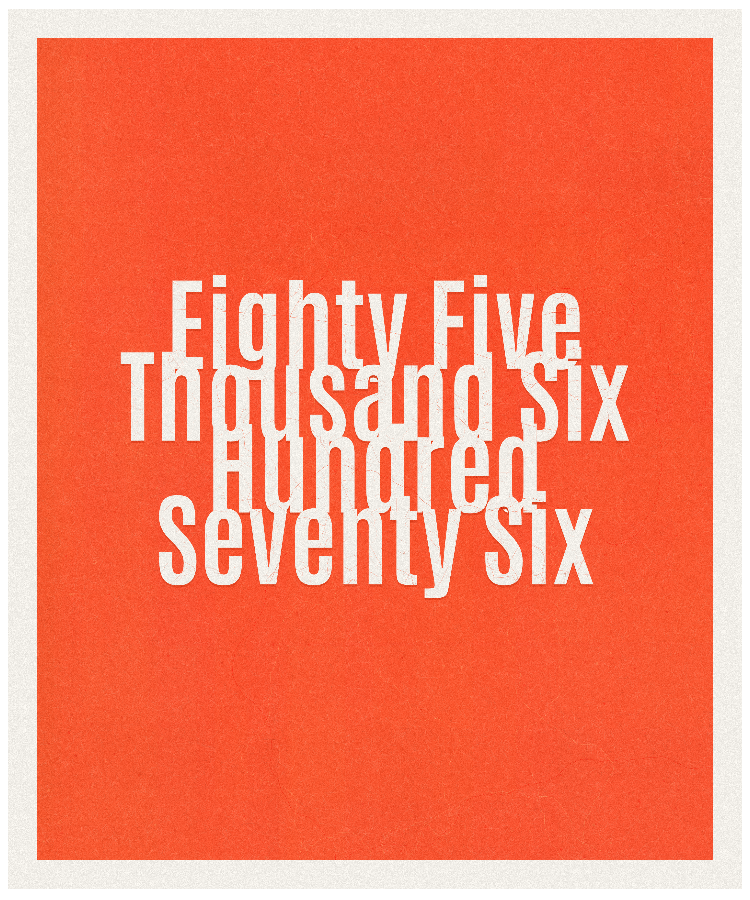 Count #85676