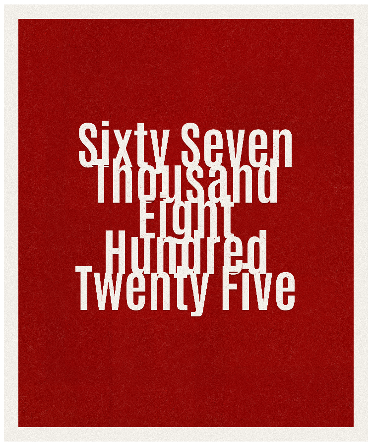 Count #67825