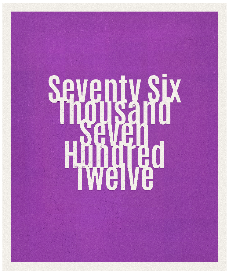 Count #76712