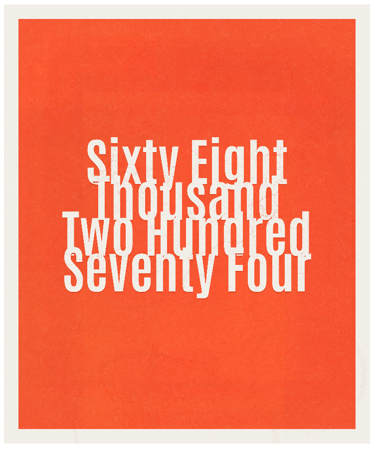 Count #68274