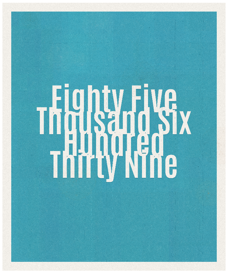 Count #85639