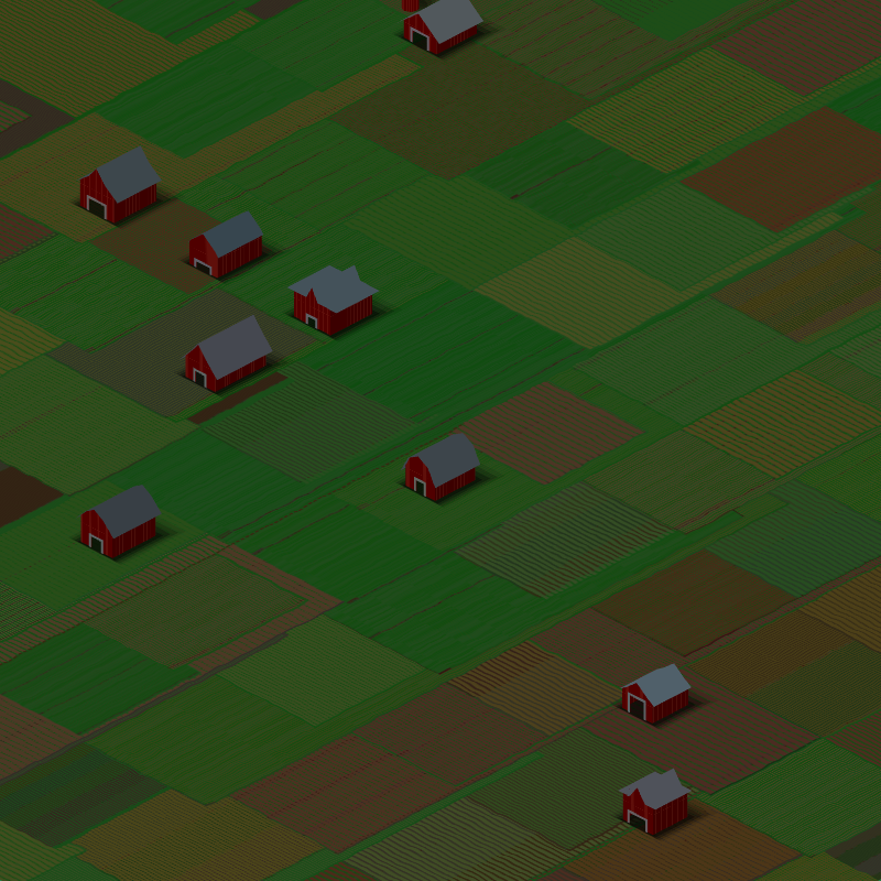 RED FARMS IN A QUIET COUNTY #3