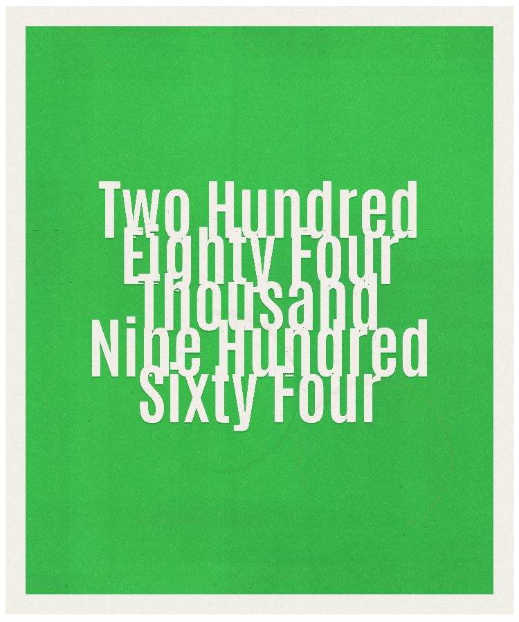 Count #284964