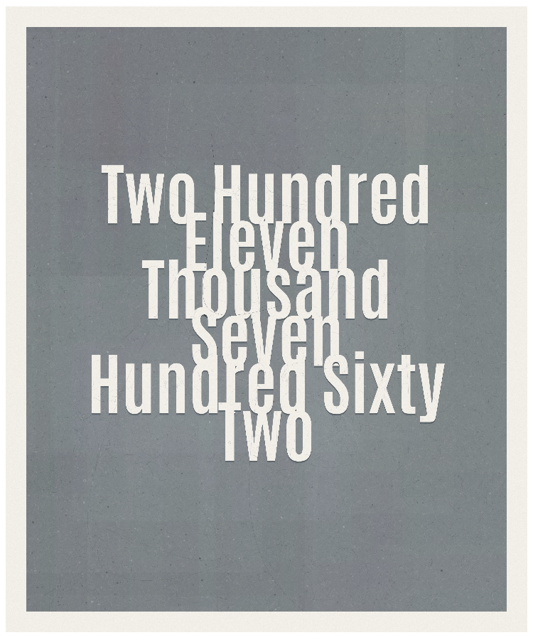 Count #211762
