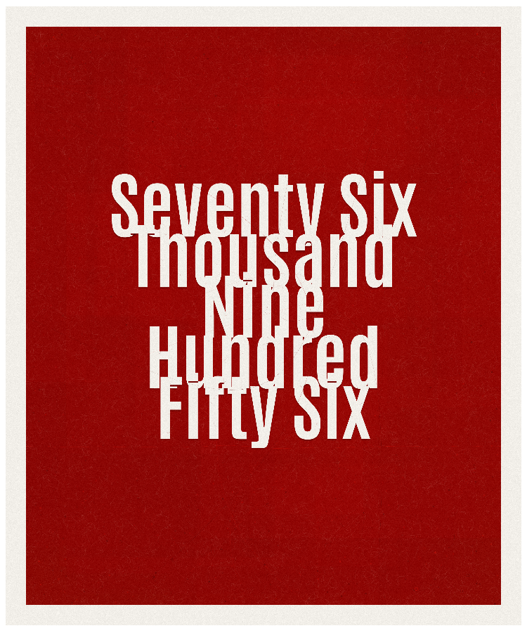 Count #76956