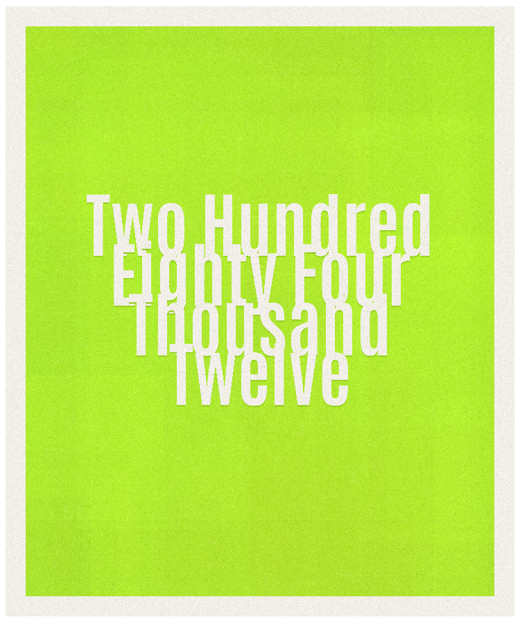Count #284012