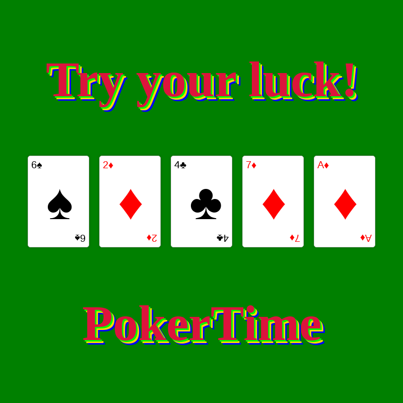 Try your Luck: PokerTime #1