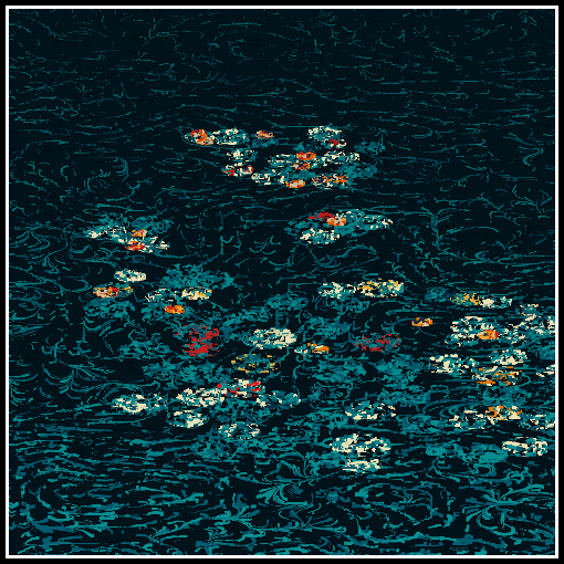 Polluted water lilies #96