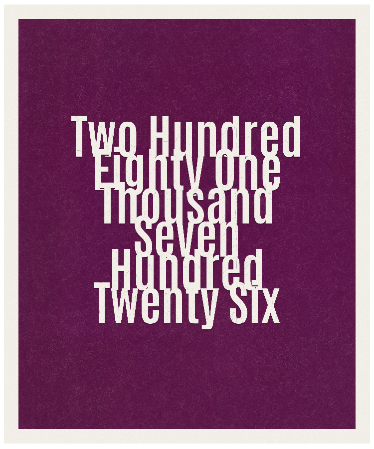 Count #281726