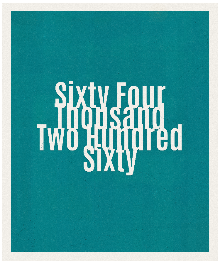 Count #64260