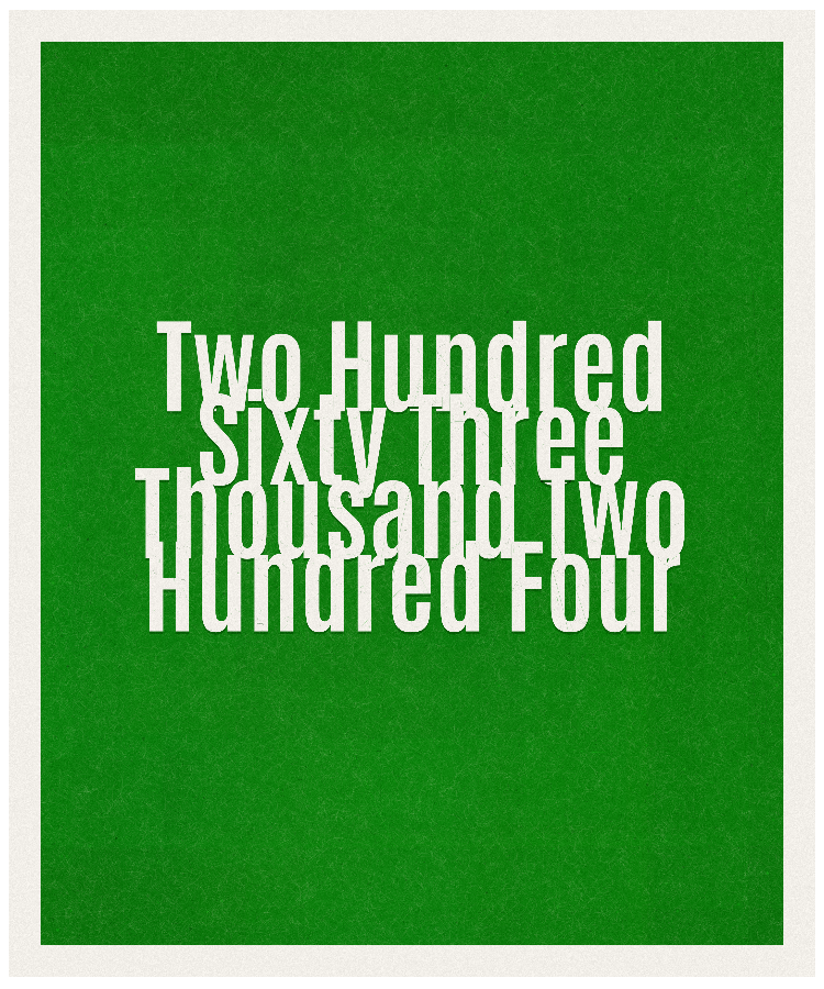 Count #263204