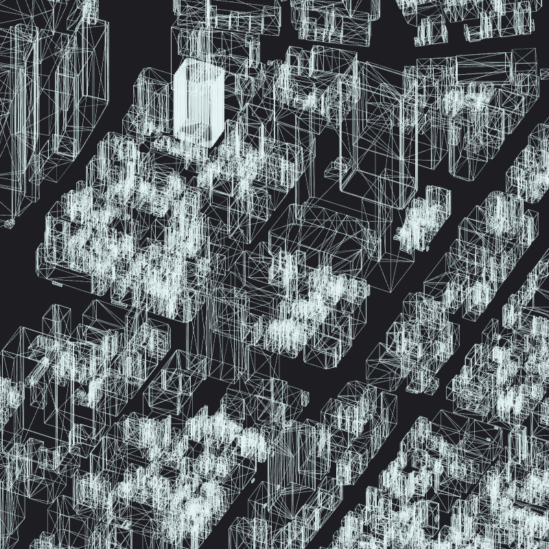 Wireframe City: Tokyo Shibuya #16