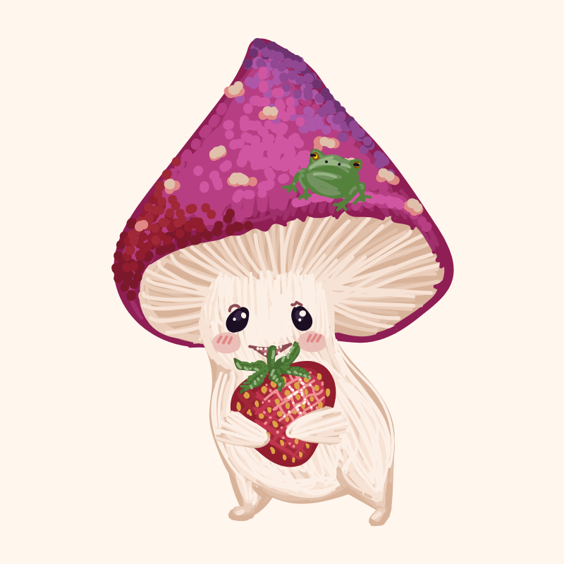 Cute Mushrooms Forest Guys #64