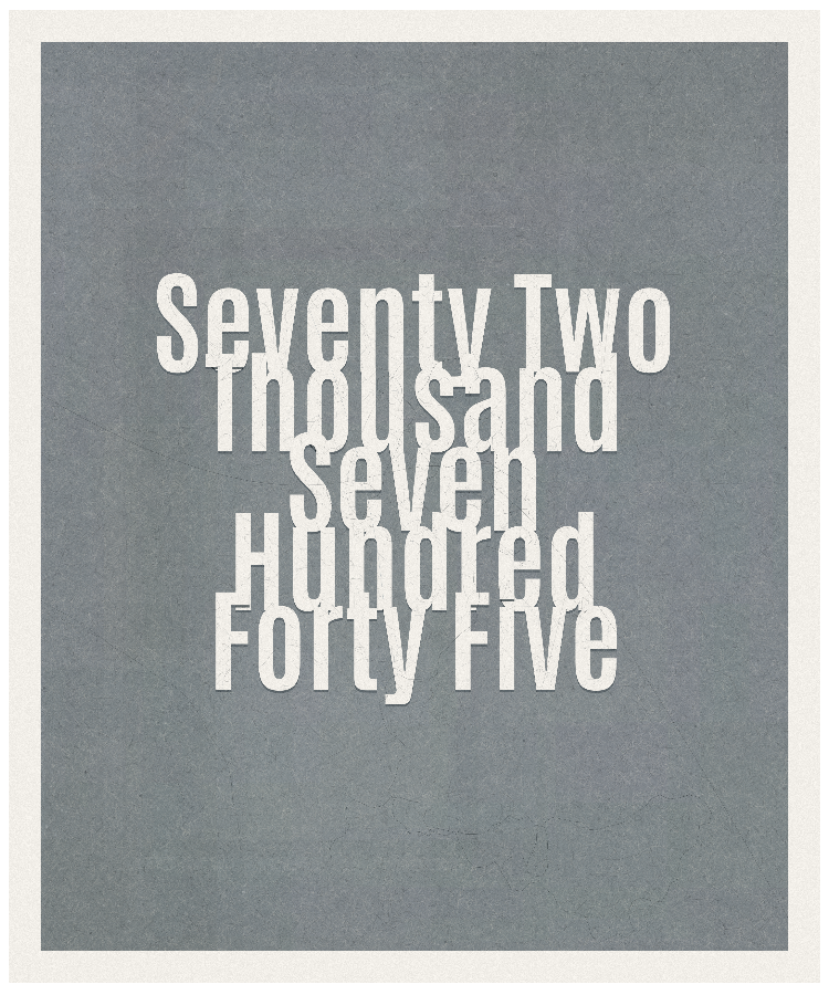 Count #72745