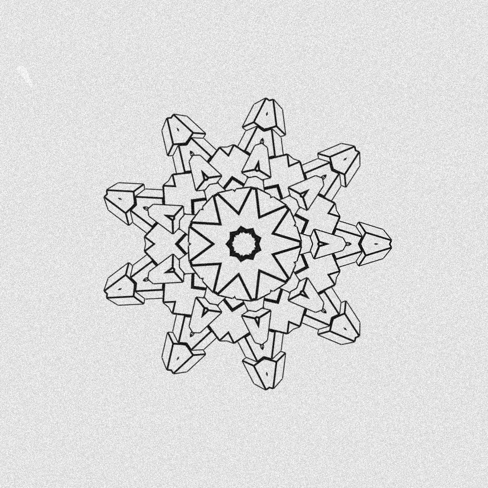 Monochrome Kaleido #437