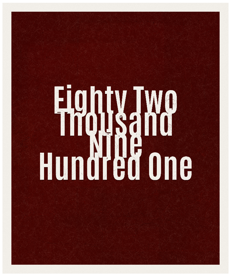 Count #82901