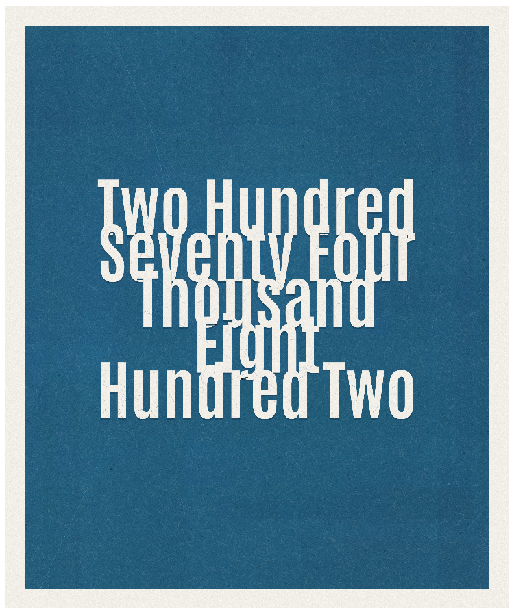 Count #274802