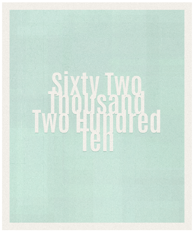 Count #62210