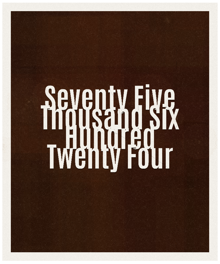 Count #75624