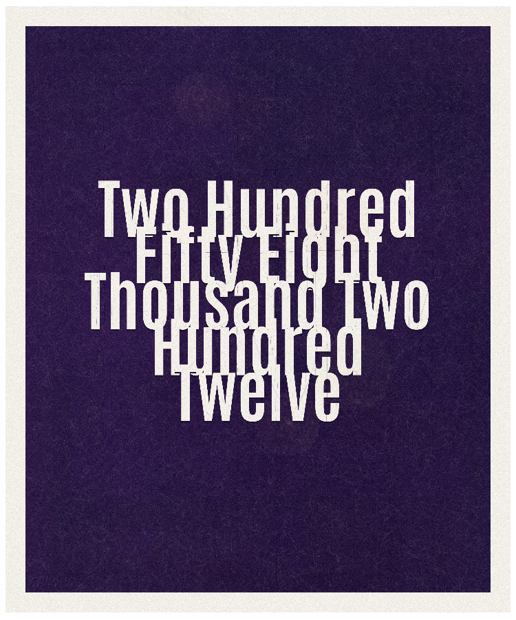 Count #258212