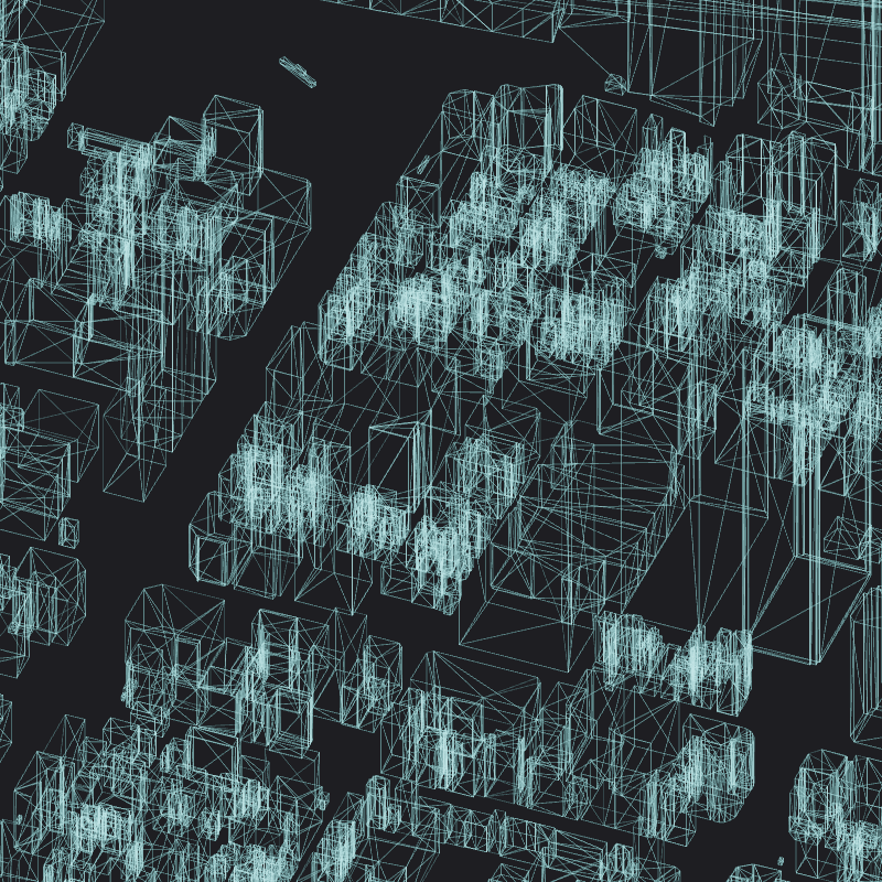 Wireframe City: Tokyo Shibuya #77